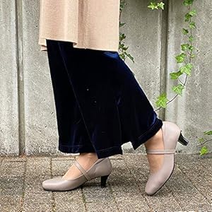 Amazon | [Mio Comfort] 幅広 甲高 本革 パンプス 5E 痛くない ゆったり 歩きやすい 日本製 レザー up01 | パンプス